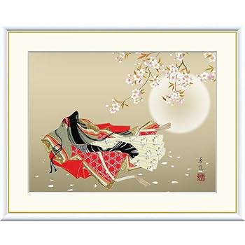 絵画　日本画　桃の絵　インテリア　0号絵画　アート Amazon.co.jp: 絵画 桃の油絵インテリア 絵画 油絵イラスト